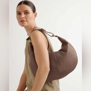 Quince Italian Leather Shoulder Bag